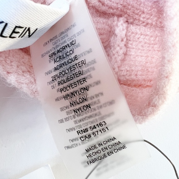 NWT Calvin Klein loop infinity pink knit scarf/wrap - Picture 6 of 10